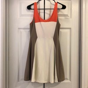Express mini block color dress